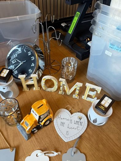 Various home decor items