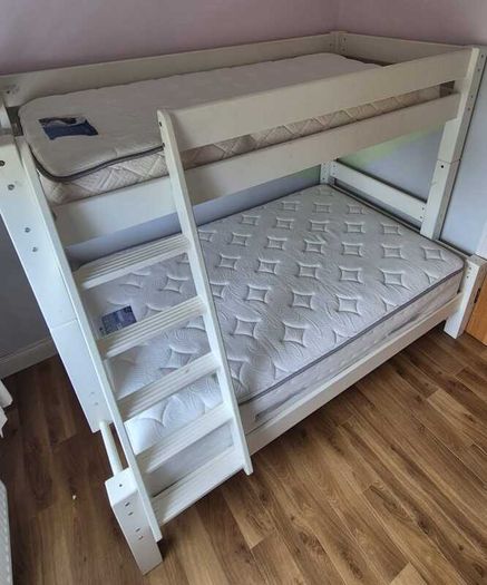 Kidz Bunk Bed, sold with 4ft Double Mattress (Bottom Bunk)