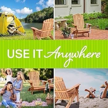 NEW SALE | Adirondack Chair Outdoor Acacia Hardwood Folding Chairs