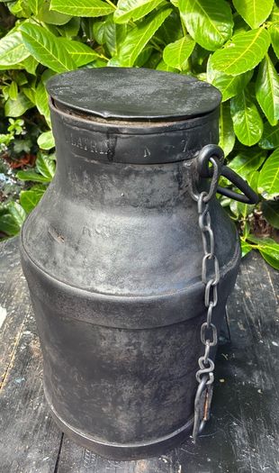 Vintage Original Steel Milk Churn