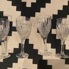 Galway Crystal Goblet Wine Glasses