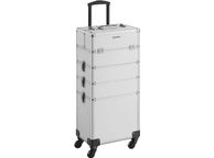 main image for ad Cosmetic case, professional make-up case, silver