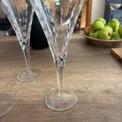 Crystal wine/ champagne glasses