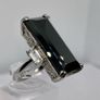 Black Spinel and White Topaz. Image 10