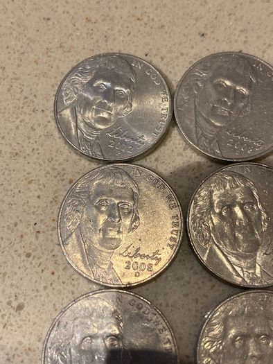 USA 5 cents commemorative lot of 32 coins