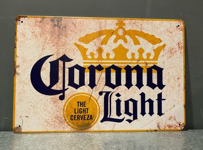 Corona light Tin Metal Sign