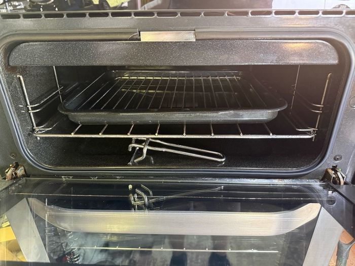 Belling double oven with grill