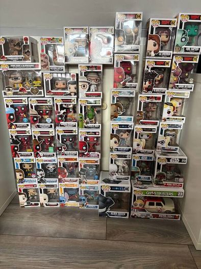 47 Boxed Funko Pop Collection - Hellboy, Jurassic Park, Alien, Deadpool & More