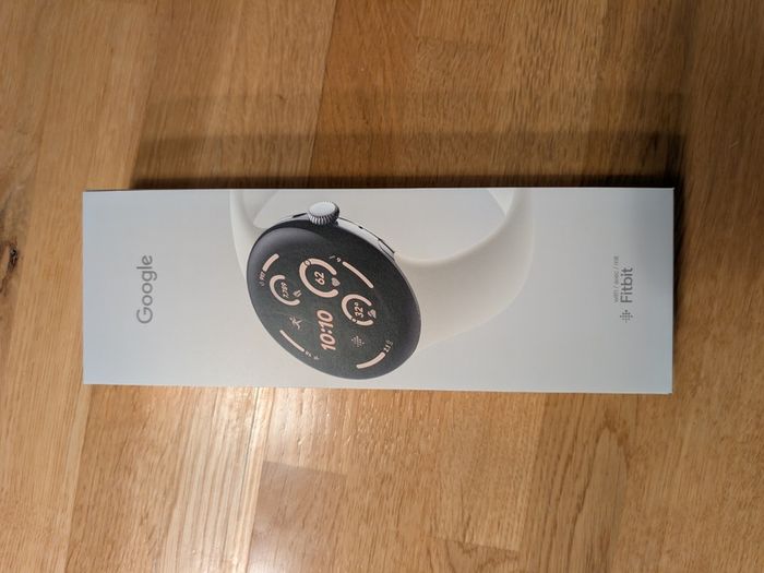 Google Pixel Watch 3, 45mm Wifi, Silver/Porcelain color