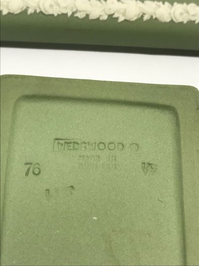Wedgwood Green Trinket Box