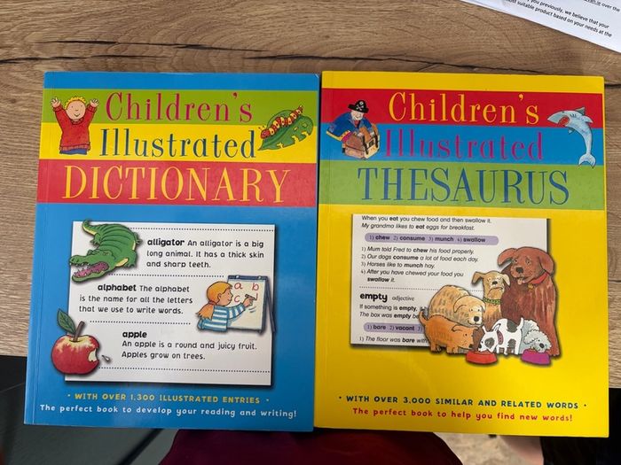 childrens illustrated dictionary and thesaurus