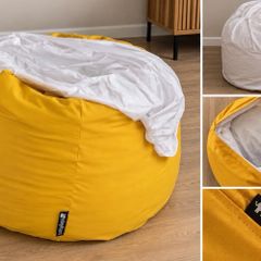 Elephant bean bag internal cover white
