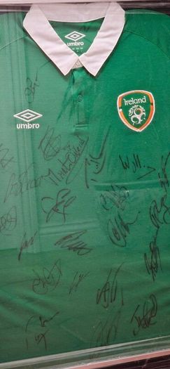 Signed Framed Ireland Euro 2016 Shirt