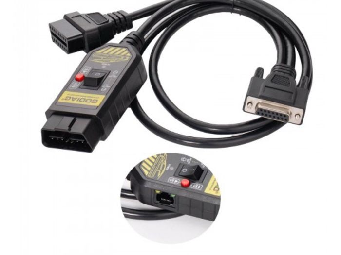 Godiag Gt100 Plus Gpt Enet Doip 24v-12v Auto Tools Obd Ii Break Out Box Ecu Connector
