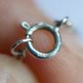 Vintage Sterling Silver  Rhinestone Curved Cross Necklace length 18" - 4,5g Image 10
