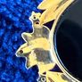 Cameo Onyx stone and Zirconia necklace 18k gold Image 4