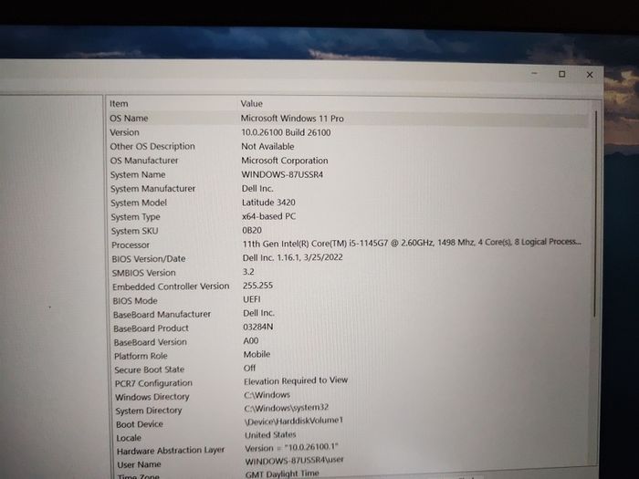 Dell Latitude 3420