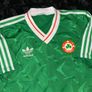 REPUBLIC OF IRELAND adidas home football jersey shirt 1990 - 1992 original NO SPONSOR World Cup Italia 90 Image 4