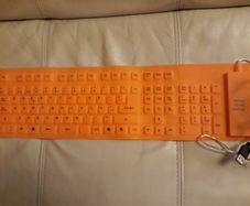 85 Keys Silicone Keyboard Fully Sealed Design Lightweight Portable Silent Soft Comfortable USB Wired Keyboard for PC Laptop
