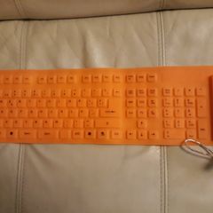 85 Keys Silicone Keyboard Fully Sealed Design Lightweight Portable Silent Soft Comfortable USB Wired Keyboard for PC Laptop