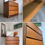 Vintage Retro Mid Century Teak Dressing Table Image 8