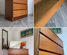 Vintage Retro Mid Century Teak Dressing Table