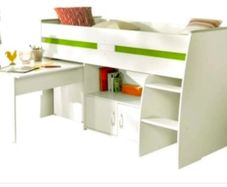 Kids mid-sleeper bed.