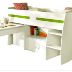 Kids mid-sleeper bed.