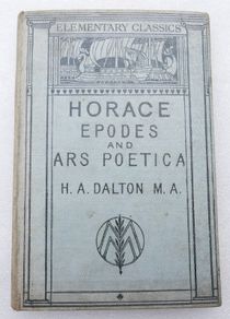 Horace Epodes and Ars Poetica.