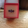 Amethyst diamond ring. Image 2
