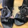 Sandals black leather size 41 (7) Image 2