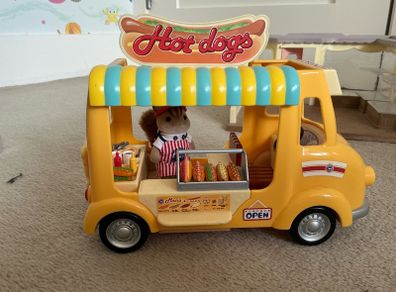 Sylvanian families hot dog van set