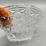 Vintage Etched Glass Serving Bowl with Plate Image 7
