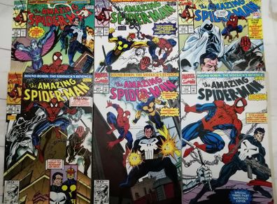 Amazing Spider-Man #353-358 Round Robin - The Sidekick's Revenge - Parts 1-6 (1991-1992)