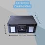 A4 Fire & Waterproof Security Chest Box Suitcase UL Certified Lockable Image 10