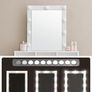Dressing Table with LED  Bulbs & padded Stool Image 2