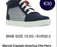 Clarks Hi Top Captain Marvel, 13.5G UK / 32.5 EUR