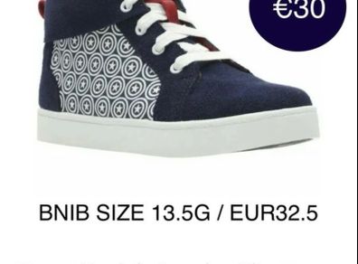 Clarks Hi Top Captain Marvel, 13.5G UK / 32.5 EUR