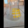 Vintage "Sunny" Kitsch Glass Pitcher Image 2