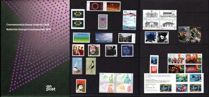 2019 Ireland Stamp Year Pack MNH. See scan for stamps included. All stamps Mint Never Hinged