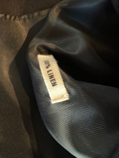 Zara Man Sartorial 100% Linen Blazer Navy - Size 52