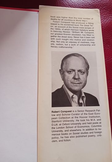 The Harvest of Sorrow / Robert Conquest/ 1986/1st edition