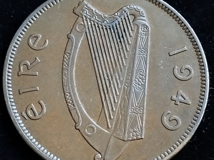 Ireland - 1949 - 1 Penny - Hen - gEF - KM.11 - [2735]