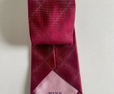 Thomas Pink 100% Silk Berry Pink Designer Tie Luxury Made in UK