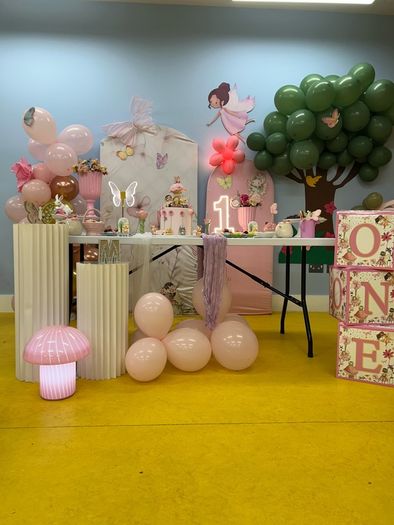 Girl fairy party theme set