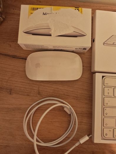 mac magic keyboard and rechargeable magic mouse