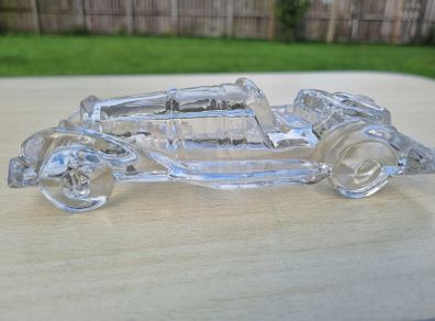 Vintage glass model Mercedes SSK