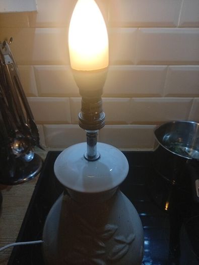 Belleek lamp