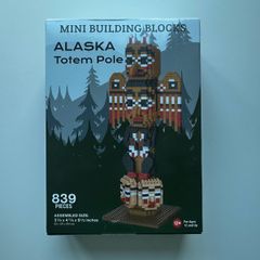 Alaska Totem Pole Mini Building Blocks (Lego dupe)