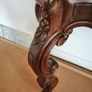 Hall table large solid wood carved Image 3